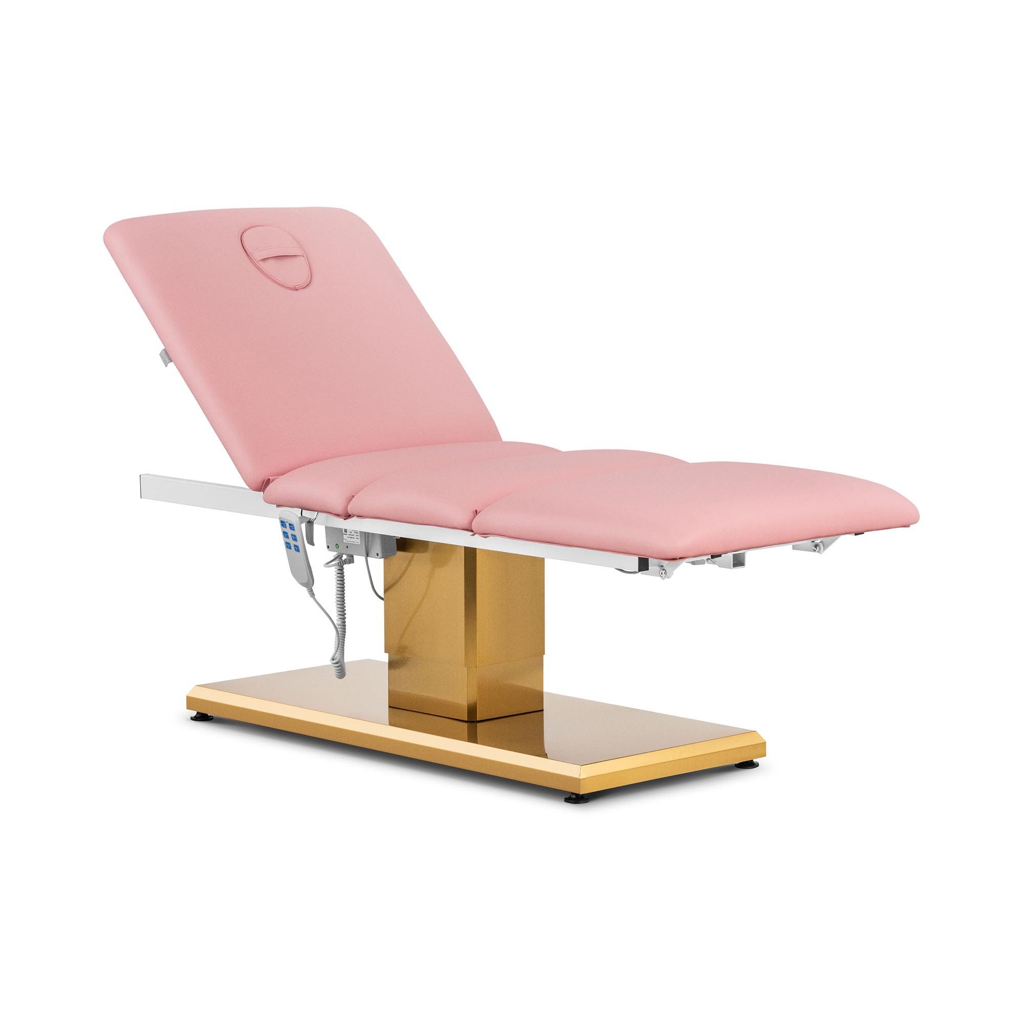 Physa Massageliege Elektrische Kosmetikliege 200 kg Beige/Golden ...